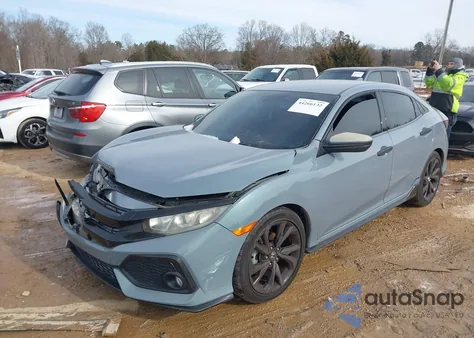 2018 Honda Civic Sport из США, поврежденный, VIN SHHFK7G44JU210818